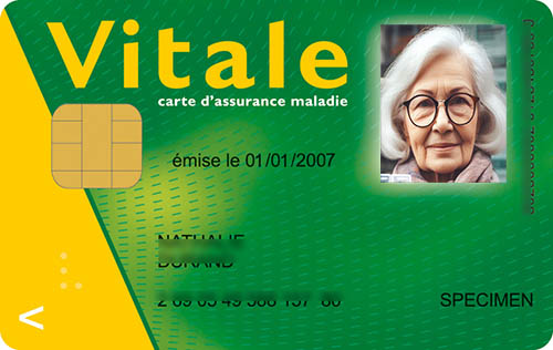 carte vitale mise à jour par la pharmacie de la Liberté